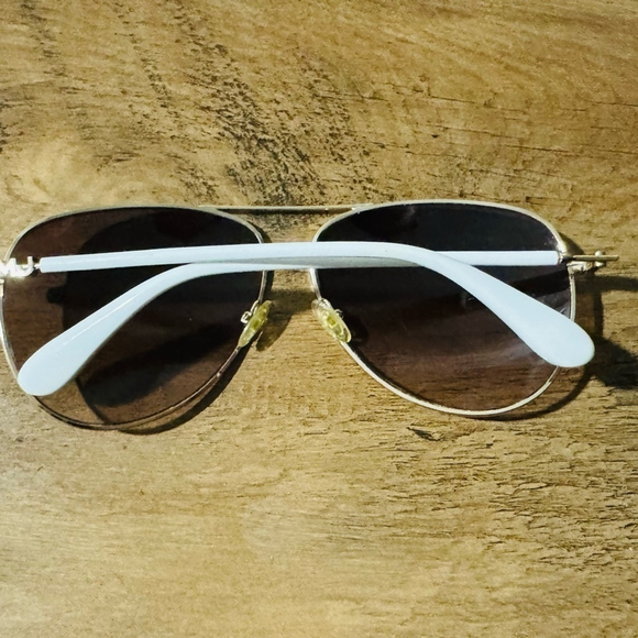 Marc By Marc Jacobs MMJ 299/S White Aviator Sunglasses summer beach vacation - Picture 3 of 6